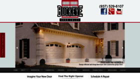 What Buckeyedoorsales.com website looked like in 2019 (4 years ago)