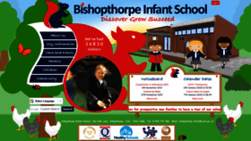 What Bishopthorpeinfantschool.co.uk website looked like in 2019 (4 years ago)