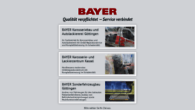 What Bayer-karosseriebau.de website looked like in 2019 (4 years ago)