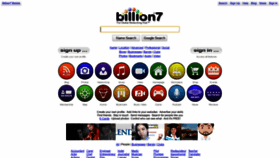 What Billion7.com website looked like in 2019 (4 years ago)