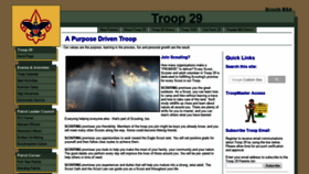 What Bsa-troop29.org website looked like in 2019 (4 years ago)