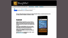 What Bugme.net website looked like in 2019 (4 years ago)