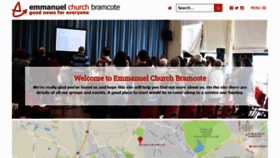 What Bramcote.church website looked like in 2019 (4 years ago)