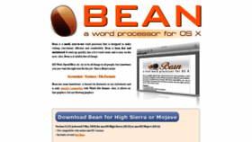 What Bean-osx.com website looked like in 2019 (4 years ago)