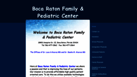 What Bocaratonfamilyandpediatricclinic.com website looked like in 2019 (4 years ago)