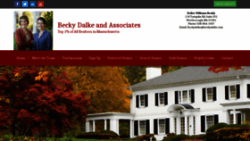 What Beckydalke.com website looked like in 2019 (4 years ago)