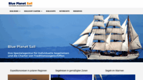What Blueplanetsail.de website looked like in 2019 (4 years ago)