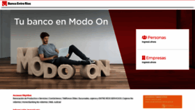 What Bancoentrerios.com.ar website looked like in 2019 (4 years ago)