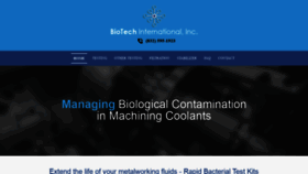 What Biotechintl.com website looked like in 2019 (4 years ago)