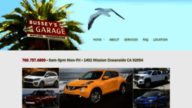 What Busseysautomotive.com website looked like in 2019 (4 years ago)