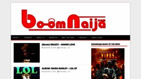 What Boomnaija.com.ng website looked like in 2019 (4 years ago)