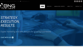 What Bngwebsitedesign.com website looked like in 2019 (4 years ago)