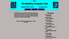 What Betaplus.org.uk website looked like in 2019 (4 years ago)