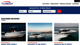 What Boattest.com website looked like in 2019 (4 years ago)