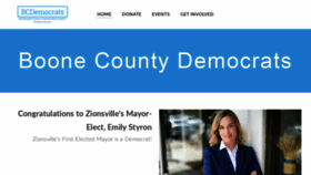 What Bcdemocrats.com website looked like in 2019 (4 years ago)