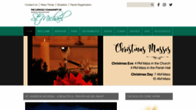 What Bedfordcatholic.org website looked like in 2019 (4 years ago)