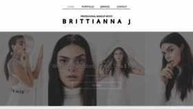 What Brittiannaj.com website looked like in 2019 (4 years ago)