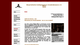 What Buergerinitiative-grundeinkommen.de website looked like in 2019 (4 years ago)
