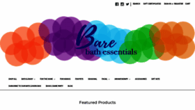 What Barebathessentials.com website looked like in 2019 (4 years ago)
