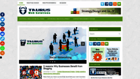 What Blog.tauruswebsolutions.com website looked like in 2019 (4 years ago)