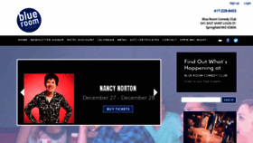What Blueroomcomedyclub.com website looked like in 2019 (4 years ago)