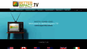 What Betterimpact.tv website looked like in 2019 (4 years ago)