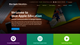 What Blueappleeducation.com website looked like in 2019 (4 years ago)