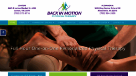 What Backinmotionpt.com website looked like in 2019 (4 years ago)