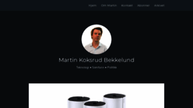 What Bekkelund.net website looked like in 2019 (4 years ago)