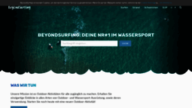 What Beyondsurfing.com website looked like in 2019 (4 years ago)