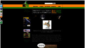 What Bull-frog.com website looked like in 2019 (4 years ago)