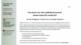 What Barclaysliborsettlement.com website looked like in 2019 (4 years ago)