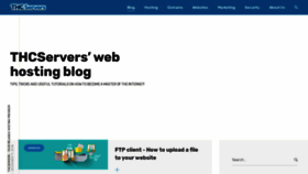 What Blog.thcservers.com website looked like in 2019 (4 years ago)