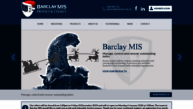 What Barclaymis.com.au website looked like in 2019 (4 years ago)