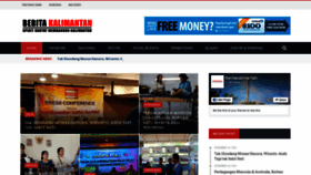What Beritakalimantan.co.id website looked like in 2019 (6 years ago)