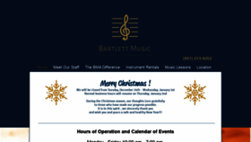 What Bartlettmusicstore.com website looked like in 2019 (4 years ago)