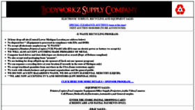 What Bodyworkzsupply.com website looked like in 2019 (4 years ago)