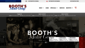 What Booths.com.au website looked like in 2019 (4 years ago)