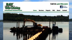 What Baypiledriving.com website looked like in 2019 (4 years ago)