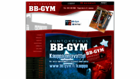 What Bb-gym.fi website looked like in 2019 (4 years ago)