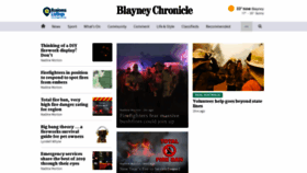 What Blayneychronicle.com.au website looked like in 2019 (4 years ago)