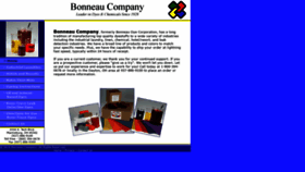 What Bonneaucompany.com website looked like in 2019 (4 years ago)