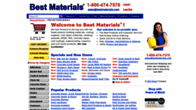What Bestmaterials.com website looked like in 2019 (4 years ago)