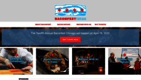 What Baconfestchicago.com website looked like in 2019 (4 years ago)