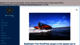 What Boatdealerplugin.com website looked like in 2019 (4 years ago)