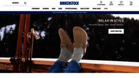 What Birkenstock.com website looked like in 2019 (4 years ago)
