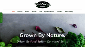 What Brothersproduce.com website looked like in 2020 (4 years ago)