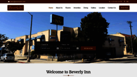 What Beverlyinn.com website looked like in 2020 (4 years ago)