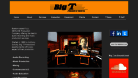 What Bigtproductions.com website looked like in 2020 (4 years ago)