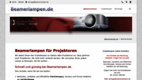 What Beamerlampen.de website looked like in 2020 (4 years ago)